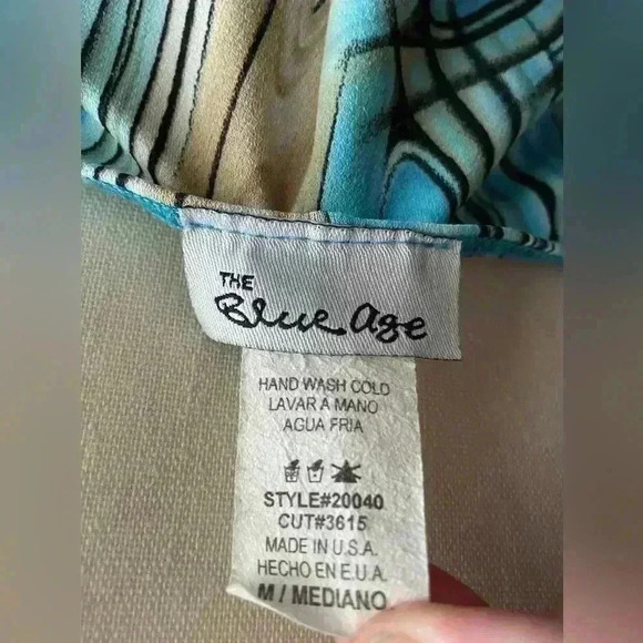 Blue Age Summer Dress Size Medium - Picture 9 of 9